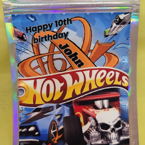 8-PERSONALIZED TREAT/CANDY BAGS/PERSONALIZE WITH NAME & DATE & YOUR PARTY THEME - Picture 10 of 11